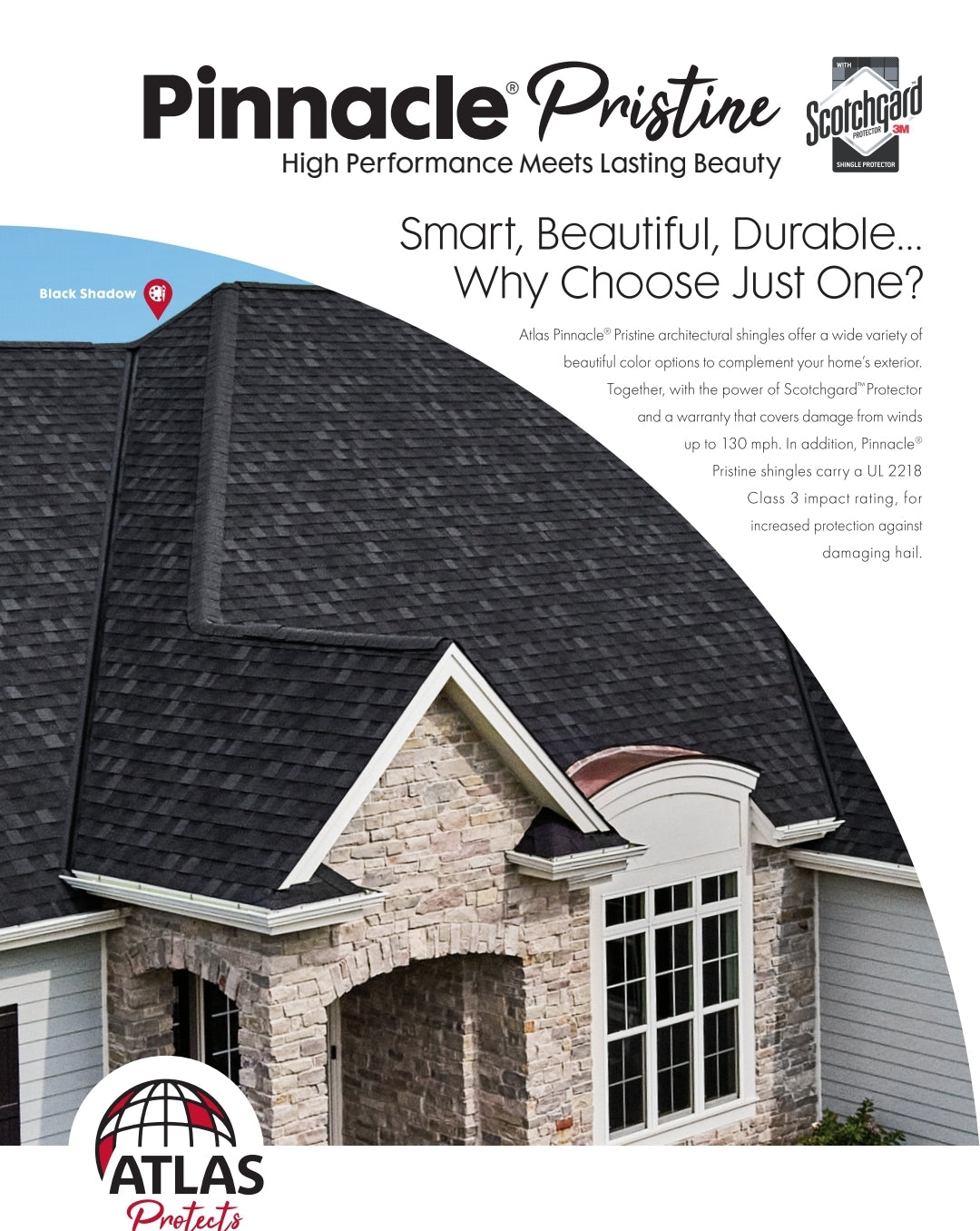 Atlas Pinnacle Pristine Shingles